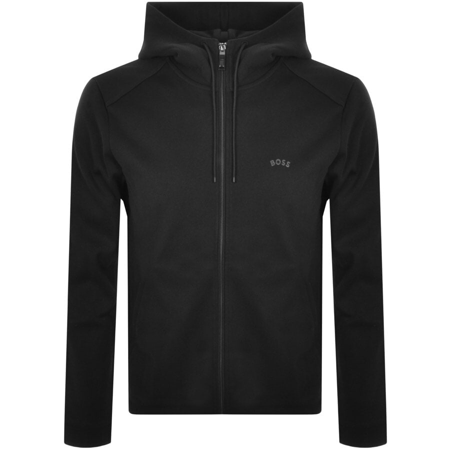 BOSS Saggy Full Zip Hoodie Black | Mainline Menswear ca